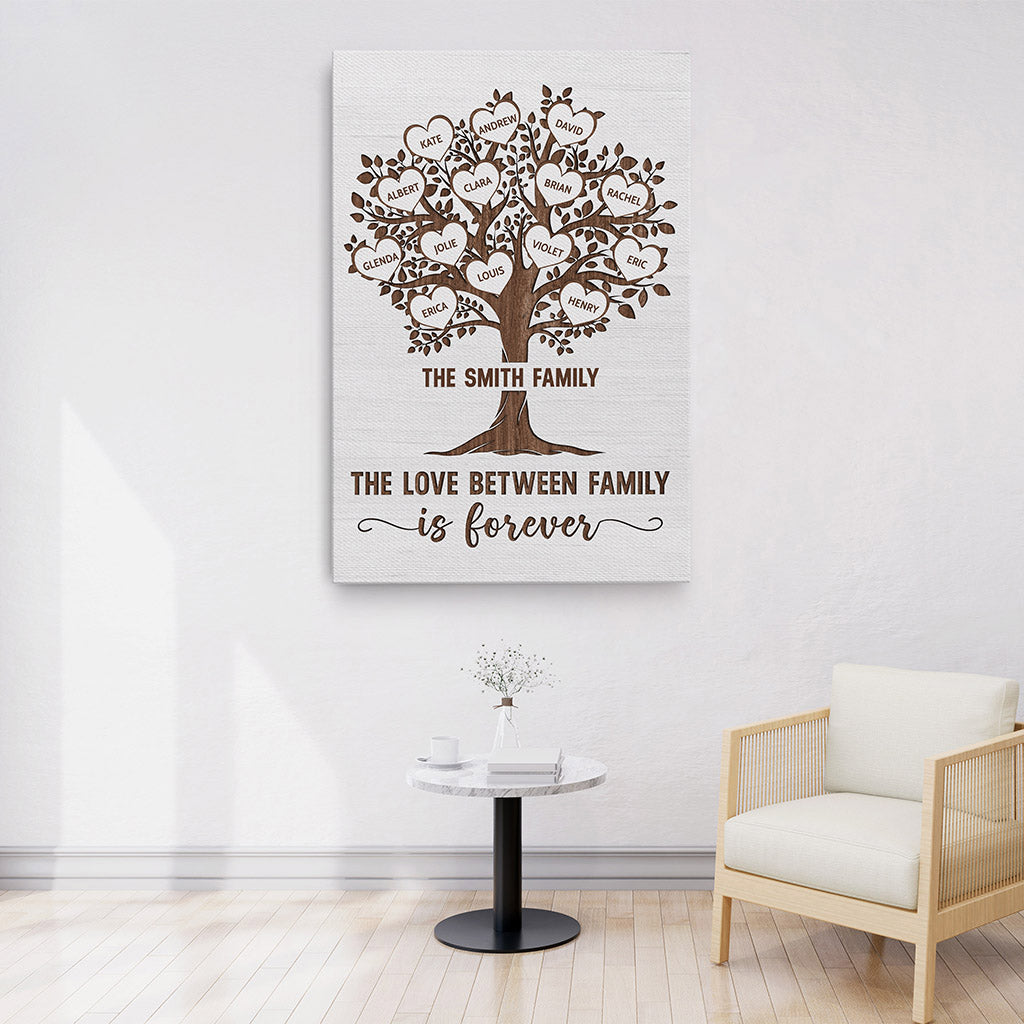 0373C248IUS3 Customized Canvas Presents Tree Family