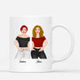 0382M207EUS1 Personalized Mug Gifts Woman Besties Text