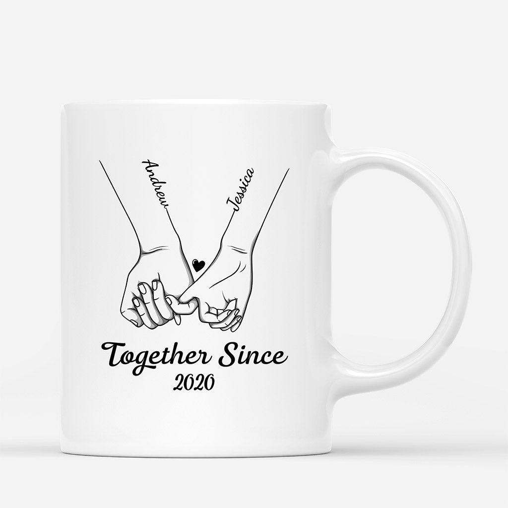 0415M207GUS1 Personalized Mug Gifts Couples Lovers Heart
