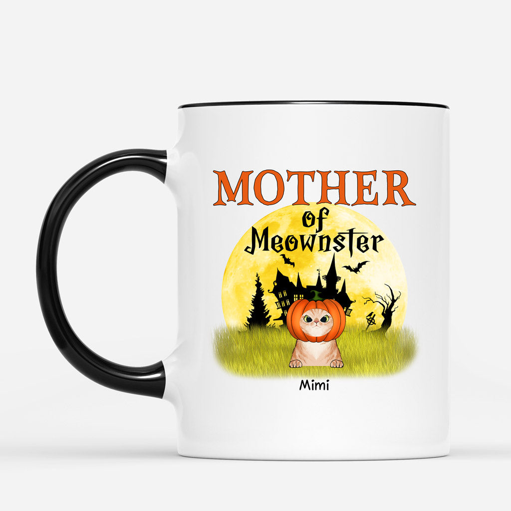 0448M538DUS1 Personalized T Shirts Gifts Cat Mom Halloween