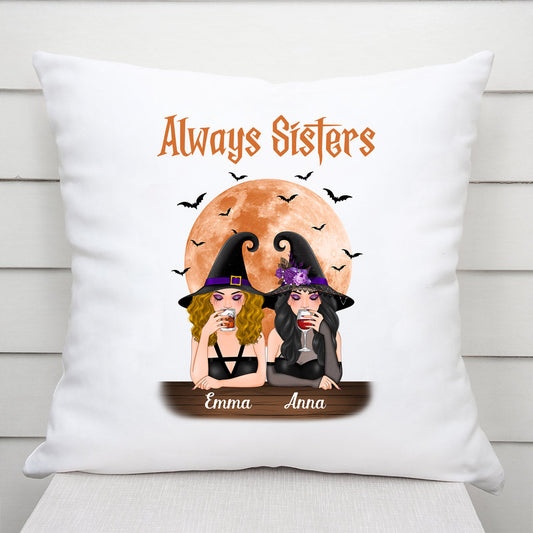 0449P545FUS1 Personalized Pillows Gifts Besties BestFriends Halloween