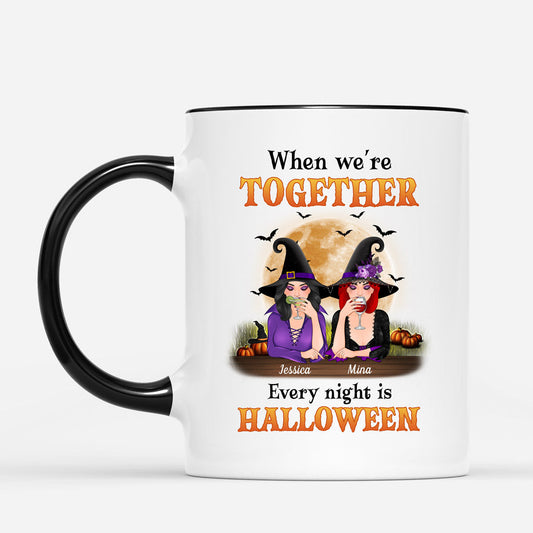 0457M167US2 Customized Mug Presents Besties Witch