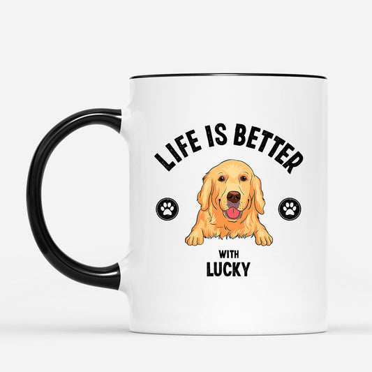 0465M596US1 Personalized Mug Gifts Dog Lovers