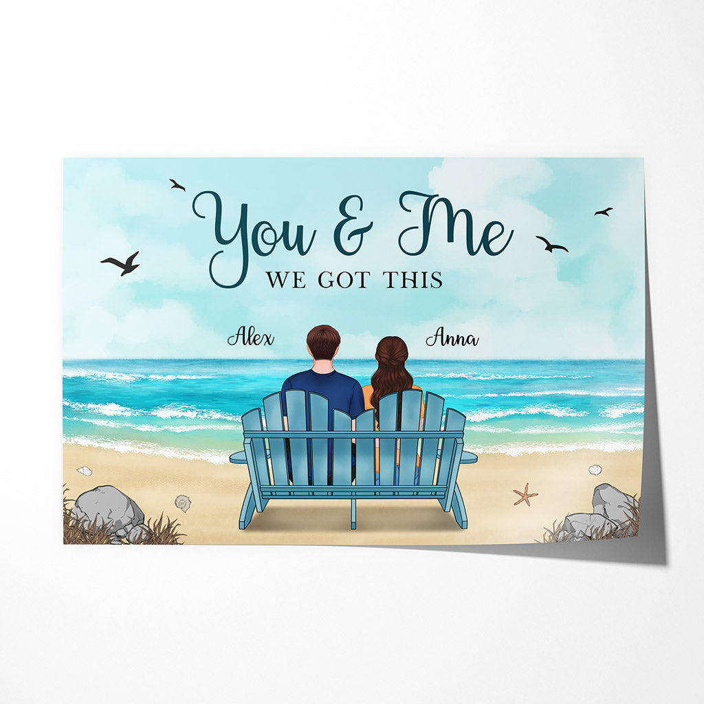 0482S535GUS1 Customized Posters Presents People Couples Beach