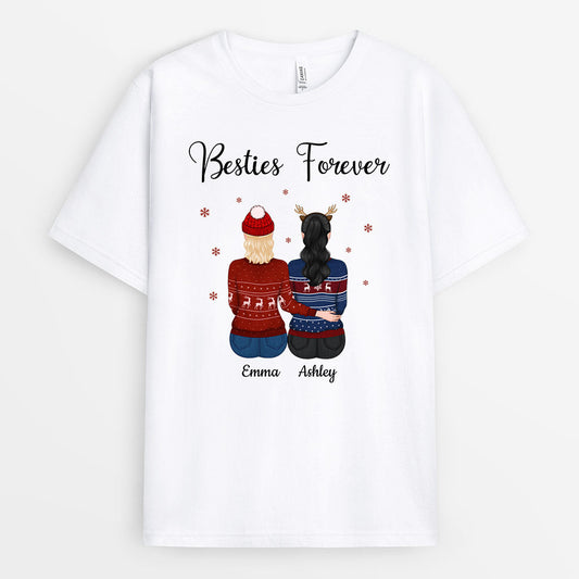0508AUS1 Personalized T shirts Gifts Friends Besties Christmas