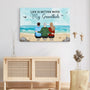 0514CUS3 Personalized Canvas Gifts Grandkids Grandma Grandpa Christmas