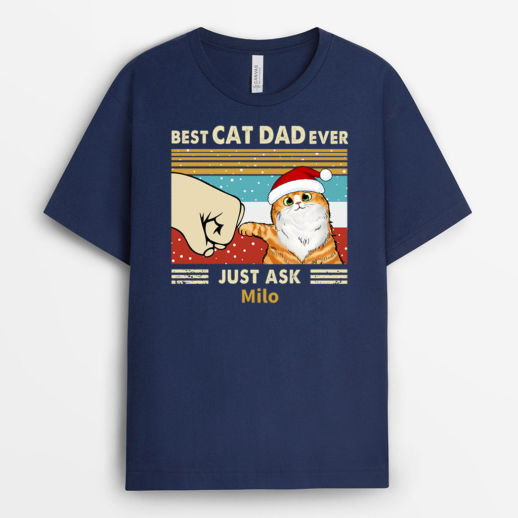 0528AUS1 Personalized T shirts Gifts Cat Cat Lovers Christmas