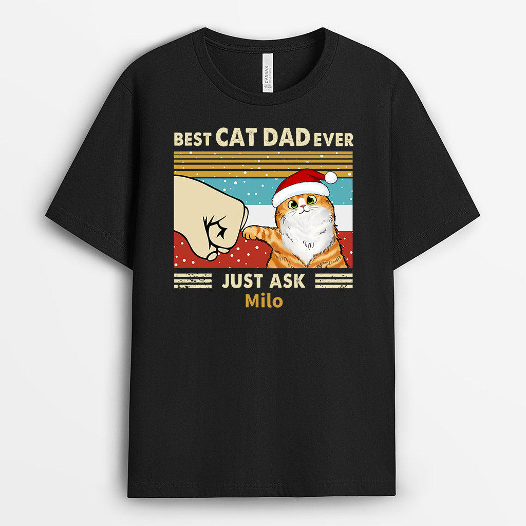 0528AUS2 Personalized T shirts Gifts Cat Cat Lovers Christmas