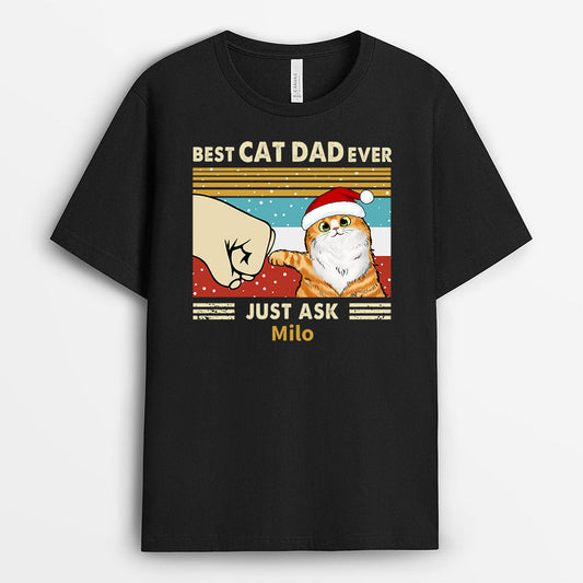 0528AUS2 Personalized T shirts Gifts Cat Cat Lovers Christmas