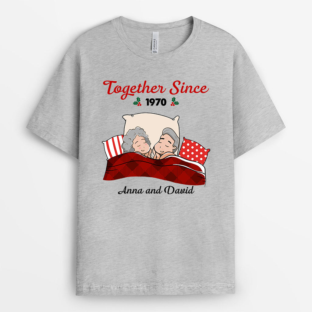 0537AUS2 Personalized T shirts Gifts Couples Couples Lovers