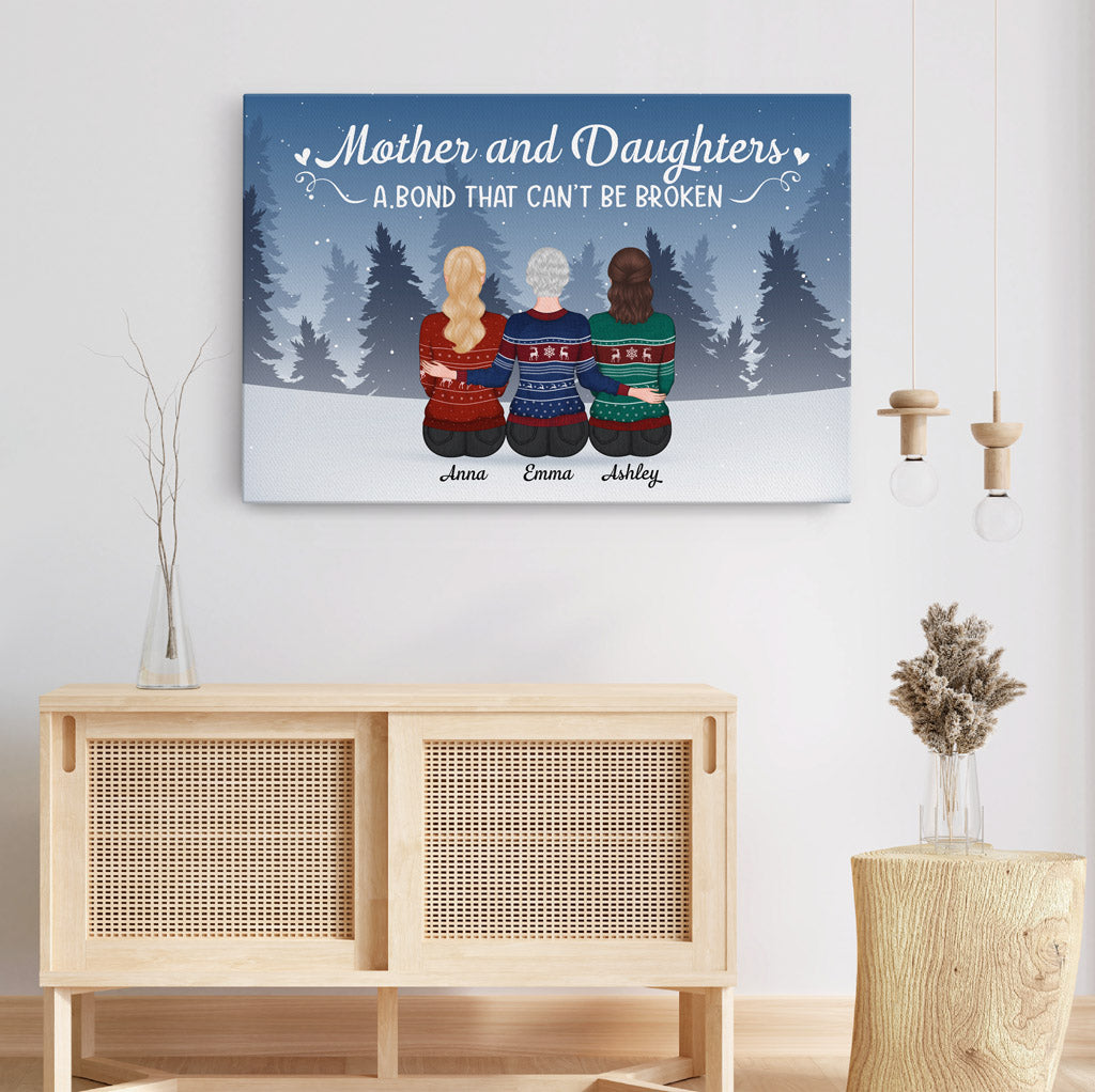 0549CUS3 Personalized Canvas Gifts Mom Grandma Mom Christmas