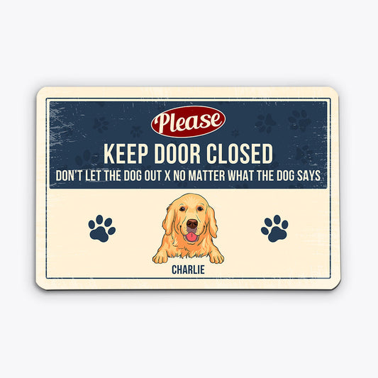 0603EUS2 Personalized Metal Signs Pawprint Dog Lovers_6b17736f 9427 4961 b0f3 204943323f41