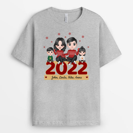 0612AUS1 Personalized T shirts Gifts Family Mom Dad Christmas