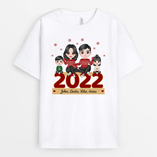 0612AUS2 Personalized T shirts Gifts Family Mom Dad Christmas