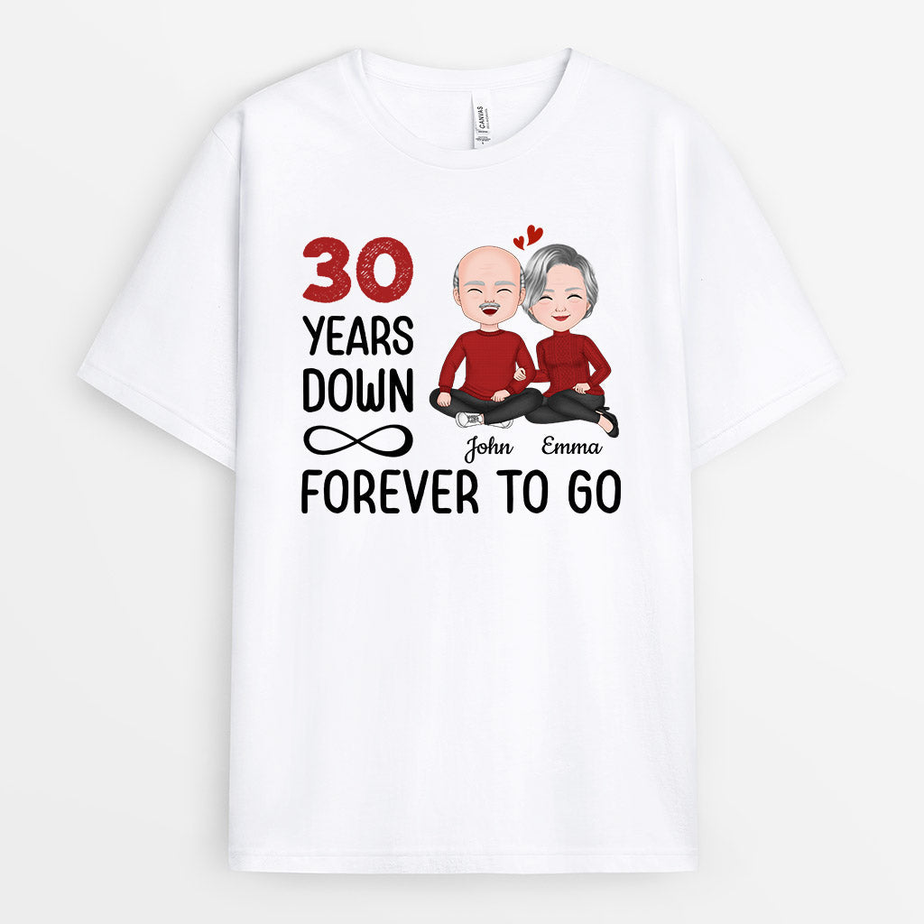 0702Aus2 Personalized T shirts Gifts Sitting Couple Couples Lovers Valentine