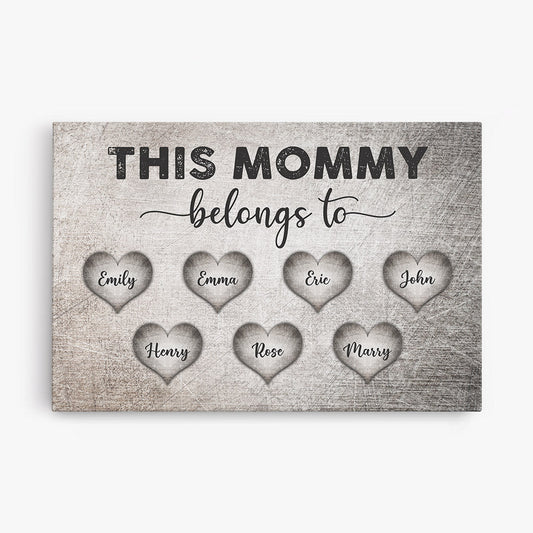 0751CUS1 Personalized T shirts Gifts Hearts Grandma