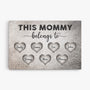0751CUS1 Personalized T shirts Gifts Hearts Grandma