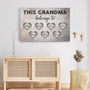 0751CUS3 Personalized T shirts Gifts Hearts Grandma