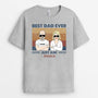 0757Aus2 Personalized T shirts Gifts Fist Bump Grandpa Dad