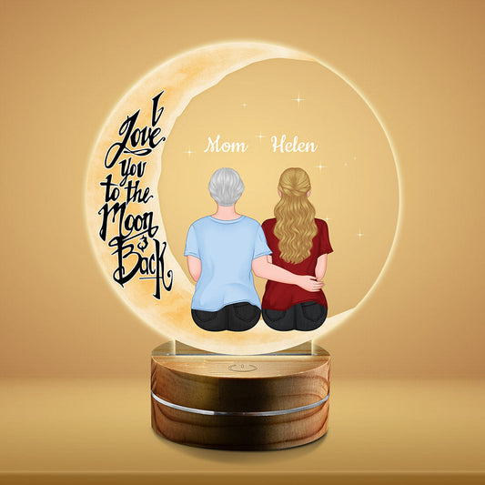0779LUS1 Personalized 3D LED Light Gifts Mother Grandma Mom