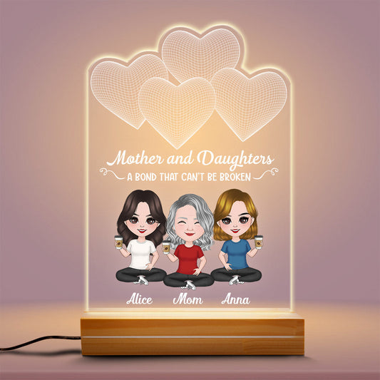 0785LUS2 Personalized 3D LED Light Gifts Mother Grandma Mom