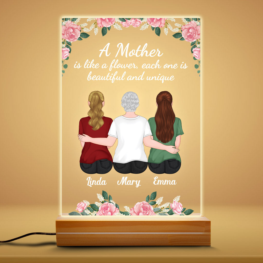 0786LUS1 Personalized 3D LED Light Gifts Mother Grandma Mom