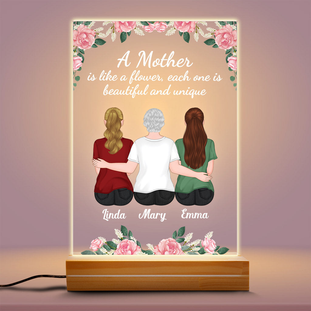 0786LUS2 Personalized 3D LED Light Gifts Mother Grandma Mom