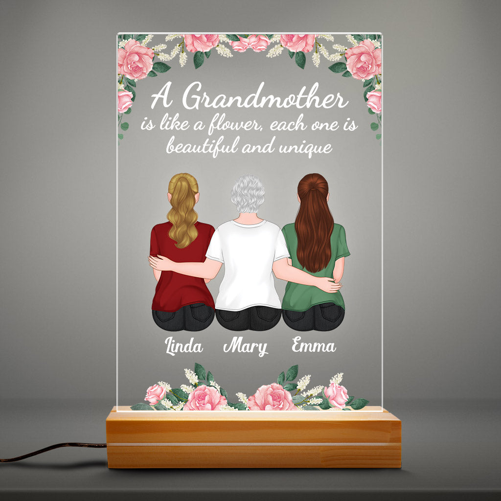 0786LUS6 Personalized 3D LED Light Gifts Mother Grandma Mom