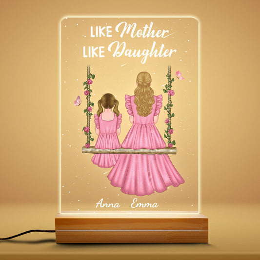 0789LUS1 Personalized 3D LED Light Gifts Mother Grandma Mom