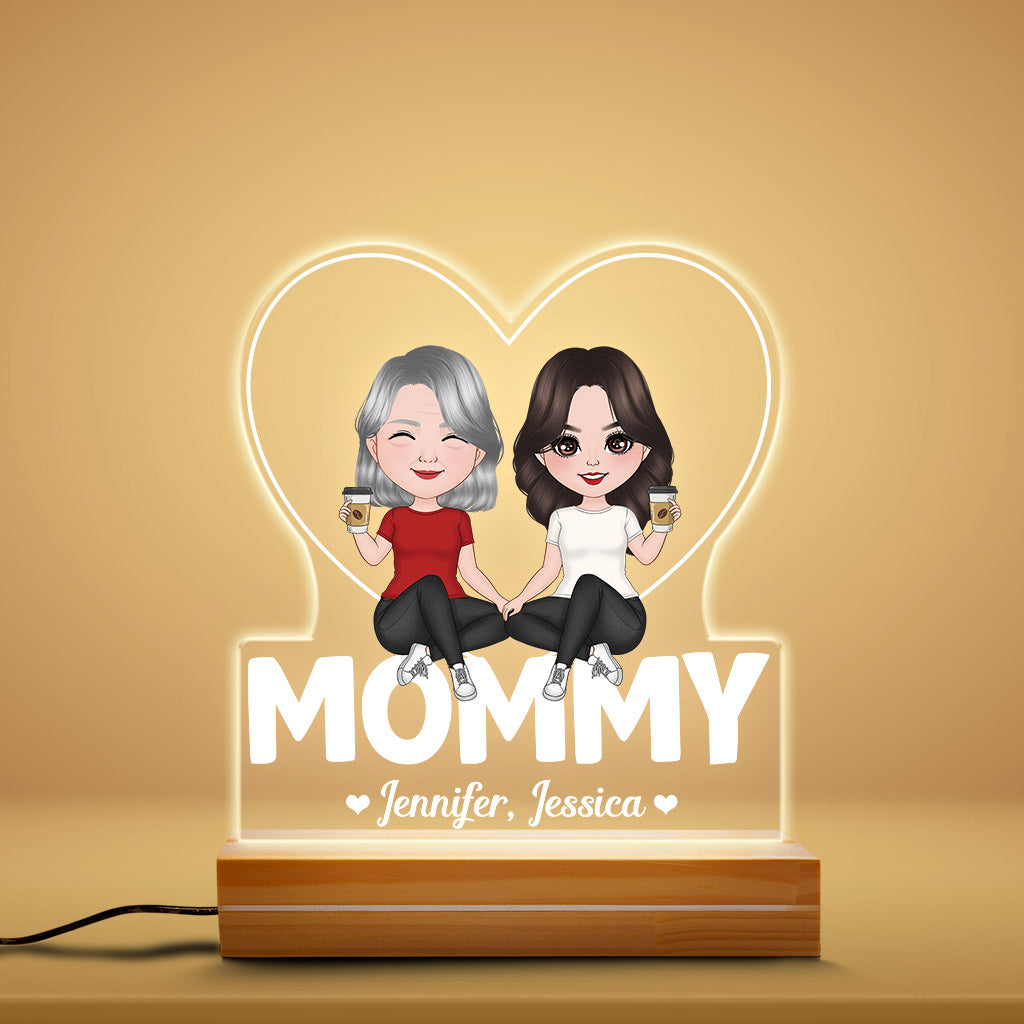 0797LUS1 Personalized 3D LED Light Gifts Mother Grandma Mom