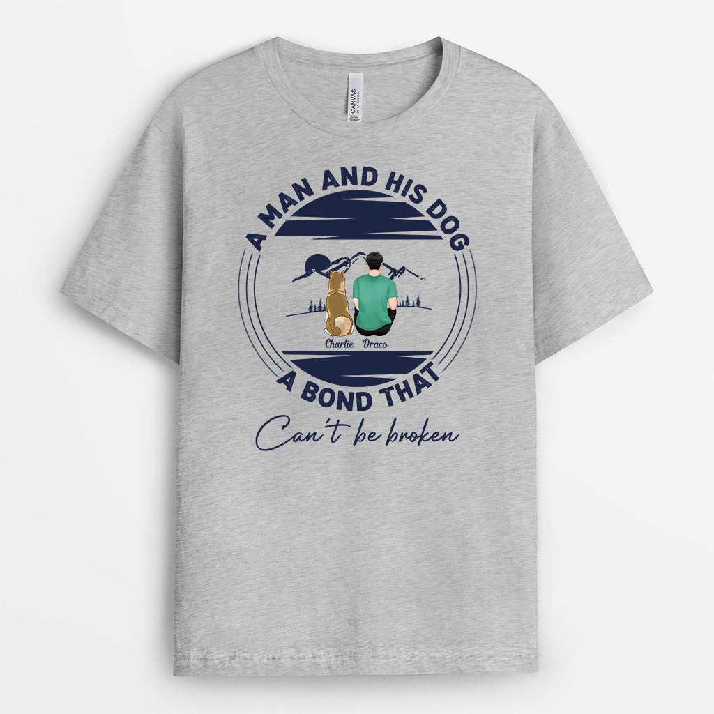 0806AUS1 Personalized T shirts Gifts Sitting Dog Dog Lovers