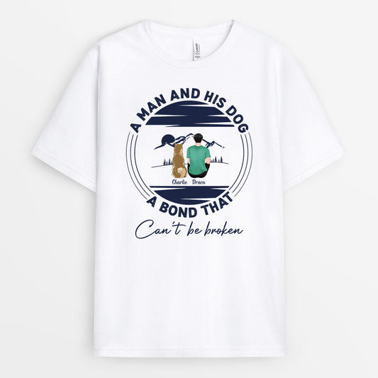 0806AUS2 Personalized T shirts Gifts Sitting Dog Dog Lovers
