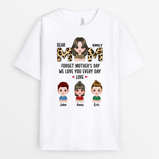 0809AUS2 Personalized T shirts Gifts Kids Grandma Mom