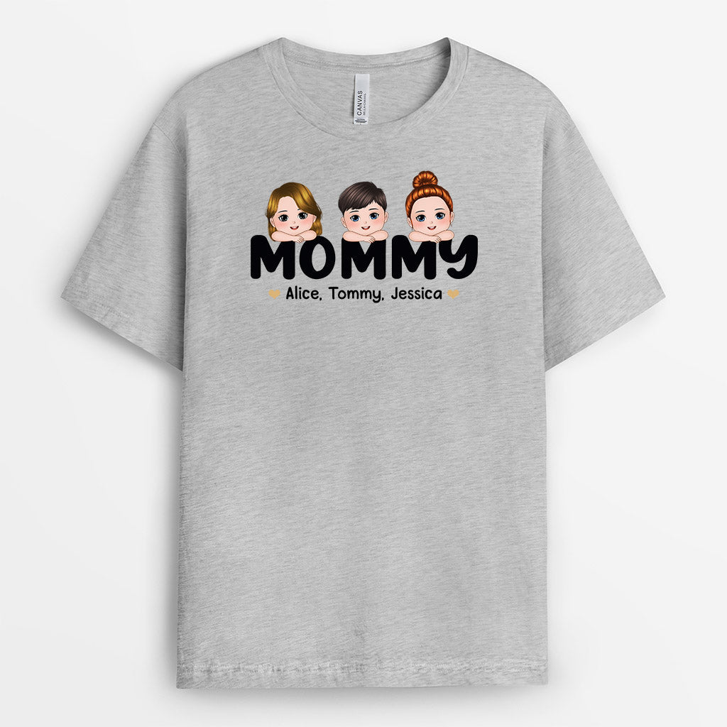 0816AUS2 Personalized T shirt Gifts Leopard Grandma Mom