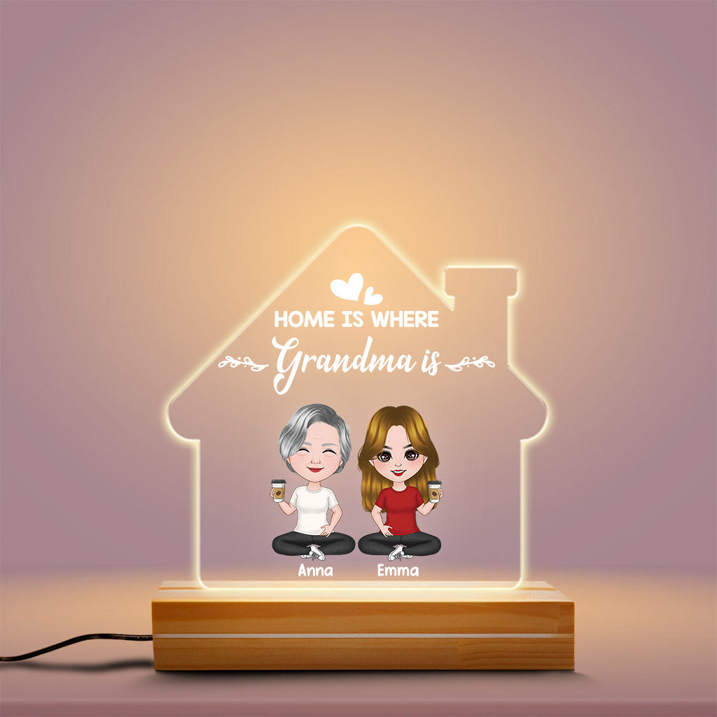 0818LUS3 Personalized Night Light Gifts Mother Grandma Mom