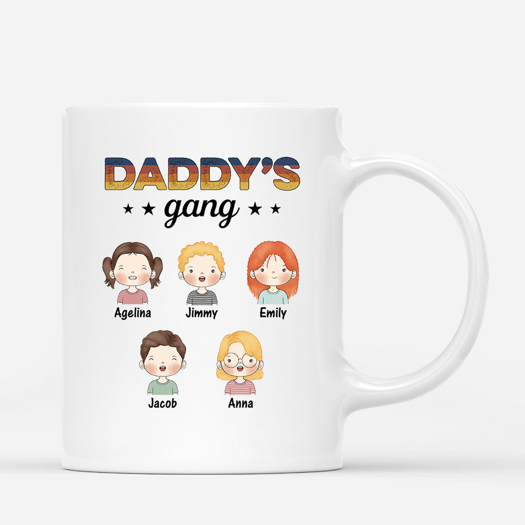 0845MUS1 Personalized Mugs Gifts Kids Grandpa Dad