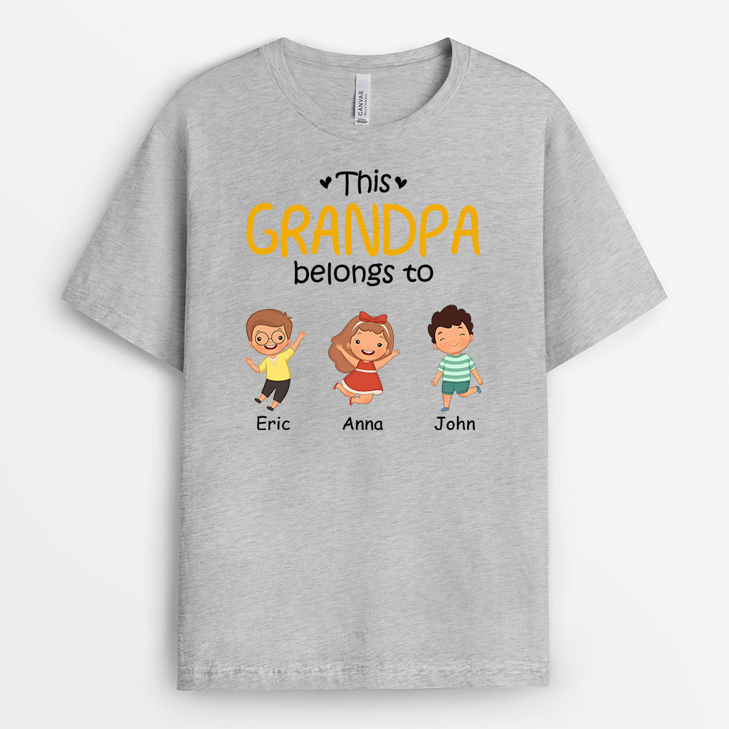 0865AUS2 Personalized T shirts Gifts Kids Grandpa Dad_c79583f0 7eb4 4477 b96c 9f42cb3524f0