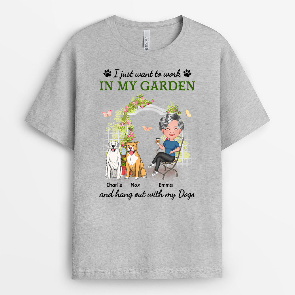 0873AUS2 Personalized T shirts Gifts Garden Dog Lovers_d2d2515a 2767 4fa1 8340 eeac7325c7db