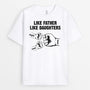0890AUS2 Personalized T shirts Gifts Fist Bump Grandpa Dad
