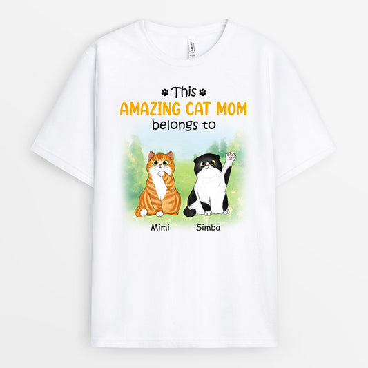 0902AUS2 Personalized T shirt Gifts Flower Cat Lovers_282d49dd 2ae6 4d85 8c8a f430cf7d9ccf