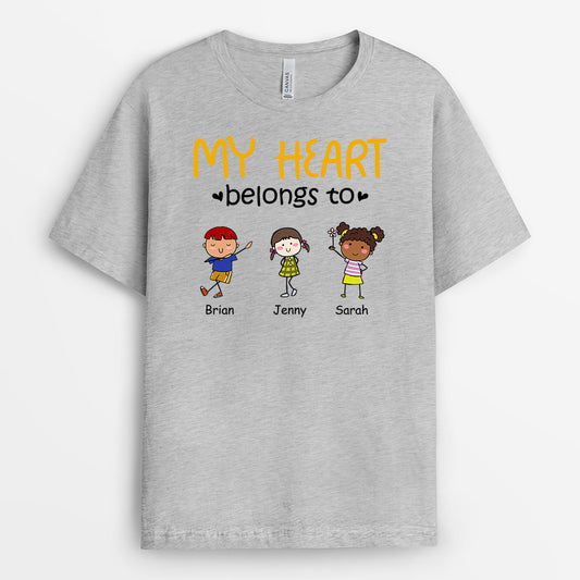0904AUS1 Personalized T shirts Gifts Kids Mom Dad Grandma Grandad