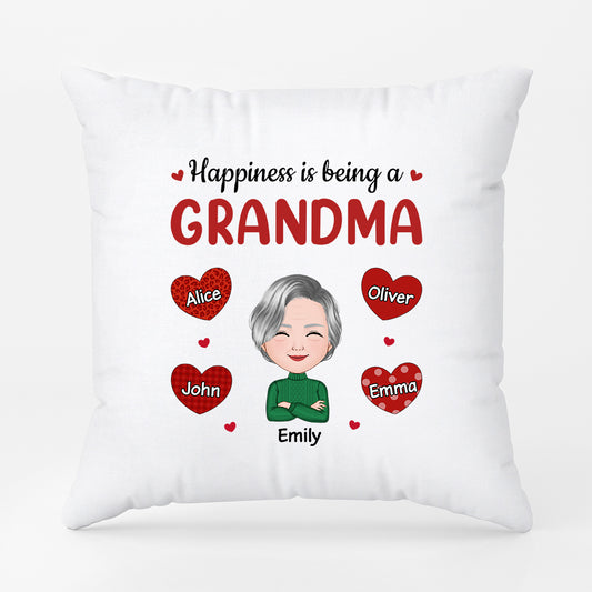 0911PUS1 Personalized Pillows Gifts Woman Leopard Mom Grandma
