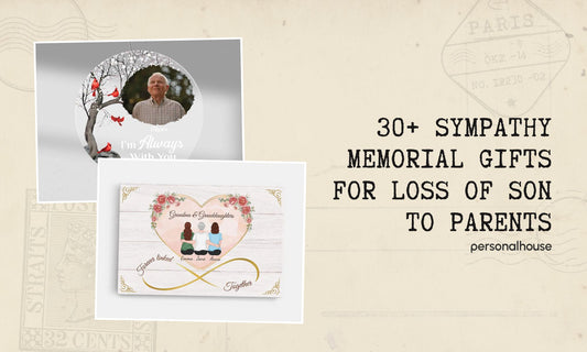30+ Sympathy Memorial Gifts for Loss of Son to Parents 2024
