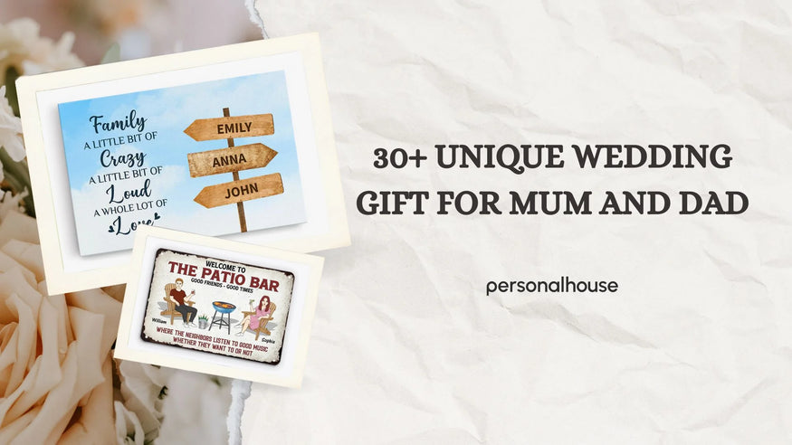 30+ Unique Wedding Gift For Mum And Dad - Personal House