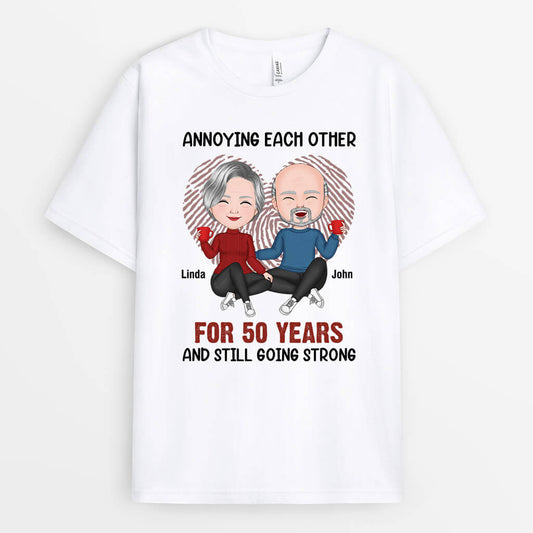 0177Aus2 Personalized T shirts Gifts Sitting Couple Couples Lovers