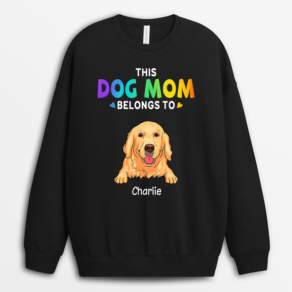 0206WUS1 Personalized Sweatshirt Gifts Dog Lovers