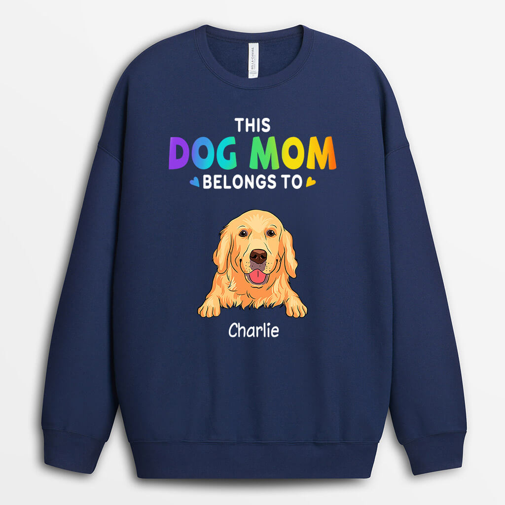 0206WUS2 Personalized Sweatshirt Gifts Dog Lovers