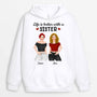 0382HUS1 Personalized Hoodie Gifts Sisters Besties