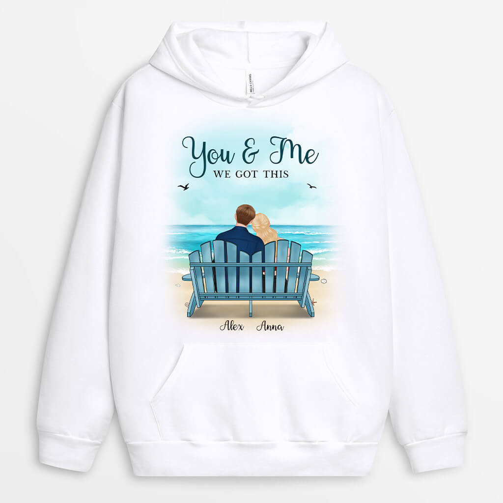 0482HUS1 Personalized Hoodie Gifts Lovers Couple
