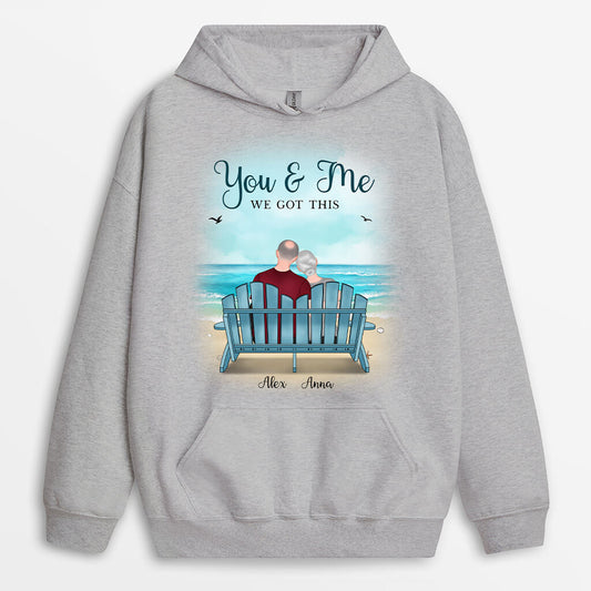 0482HUS2 Personalized Hoodie Gifts Lovers Couple